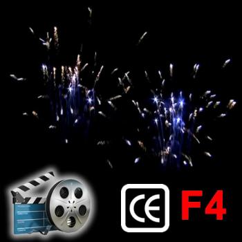 F4 - Fire-Event - S-Shot 75mm 36/1 Mine Crossette Blue to Gold Glitter